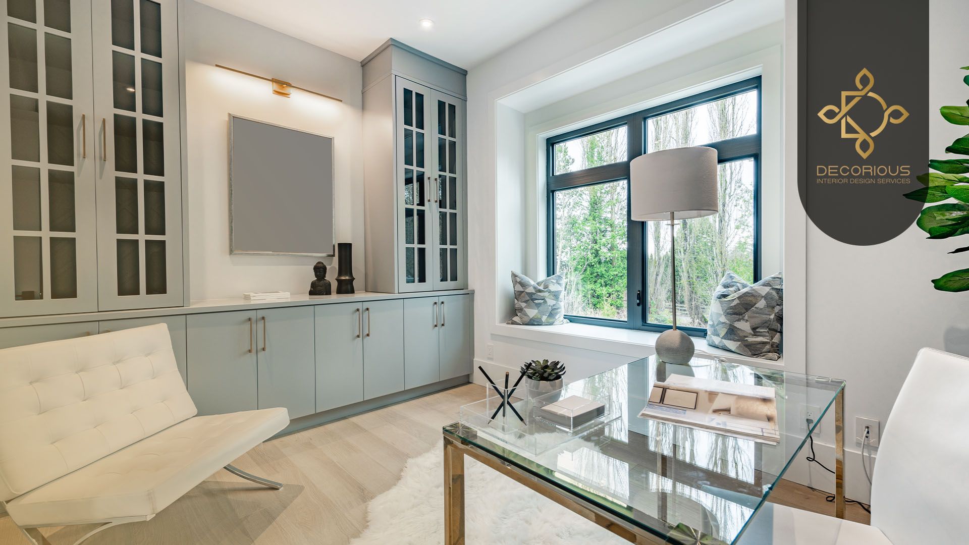 Trendy Glass Work for Home Fit Out