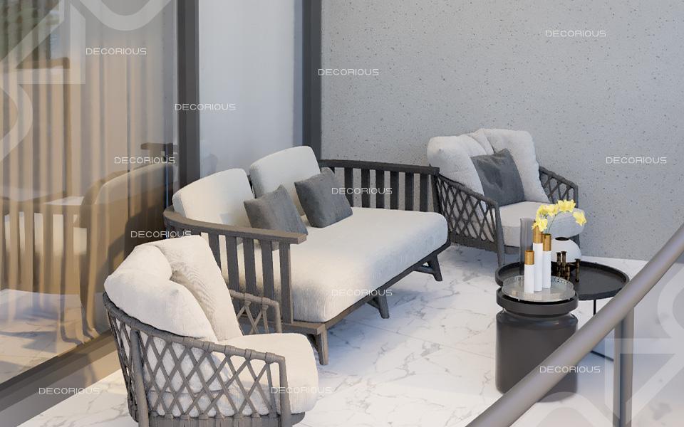 Balcony Interior Design Work