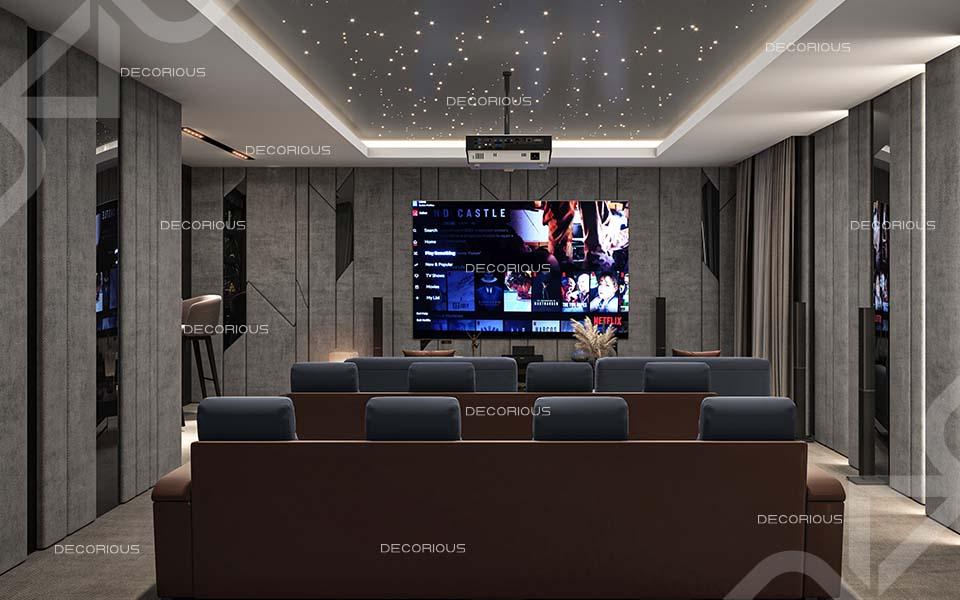 Home Cinema Interior Design Work