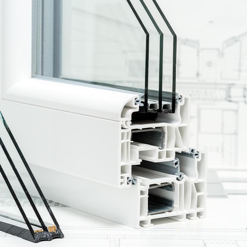 مجموعة ضخمة من أعمال تصنيع الألمنيوم والزجاج