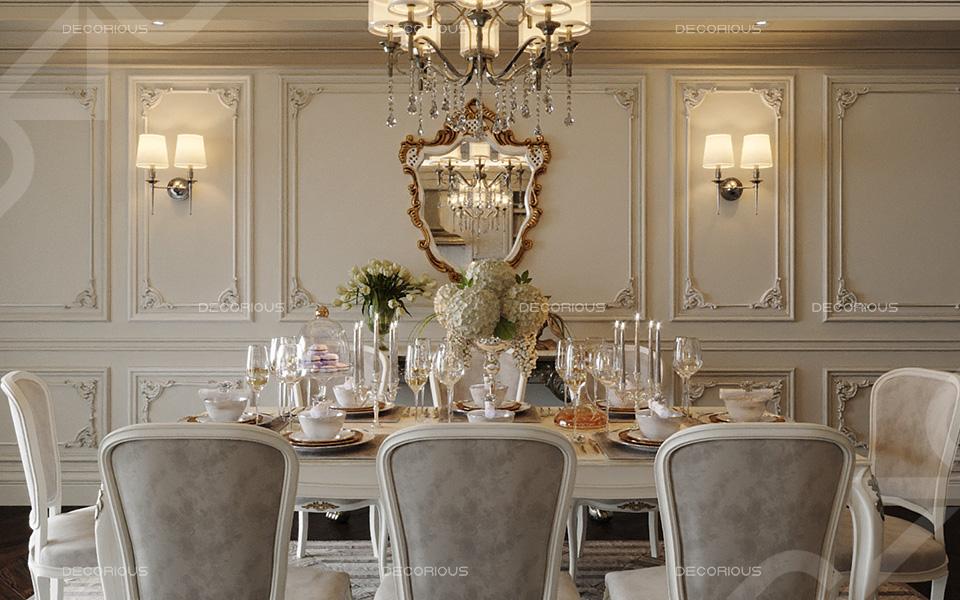 Dining Room Interior Design in Dubai