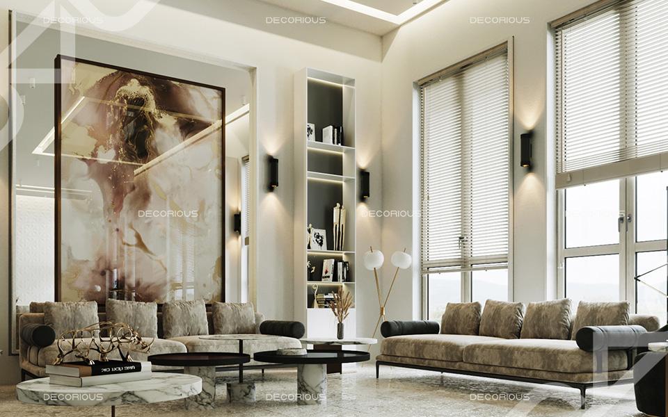 Majlis interior design in Dubai